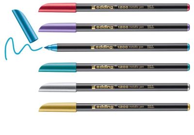 edding Metallic Blue Ink Pen