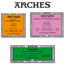 Arches HP 140 lb 8 x 10 Block 20 Shts