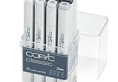 Copic Marker Classic Neutral Gray Colors 12 Set