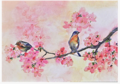 Cherry Blossoms In Spring-Note Card Set