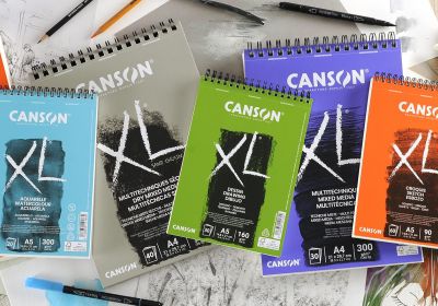 XL Canson Drawing Pad 9x12 Assorted Colors