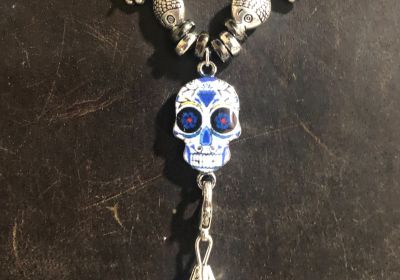 1 Scull, 2 Fish & Charms Necklace B