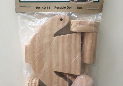 Darice Craftwood Posable Wood Doll