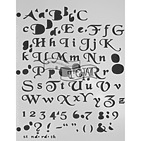 8.5 x 11 Letter Stencil Mystic Letters