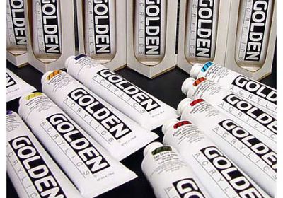 Golden HB Acrylic Fluorescent Magenta 2 fl. oz.