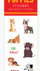 Stickers-Puppies includes 65 Stickers