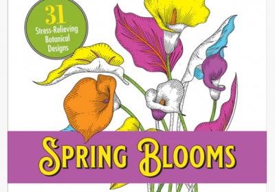 Spring Blooms Coloring Book