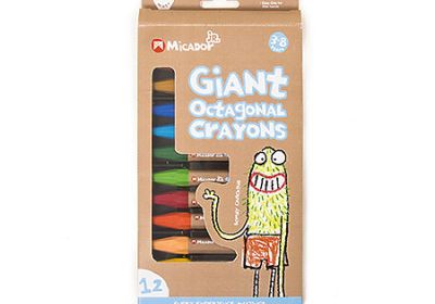 Micador Giant Octagonal Crayons 12 set