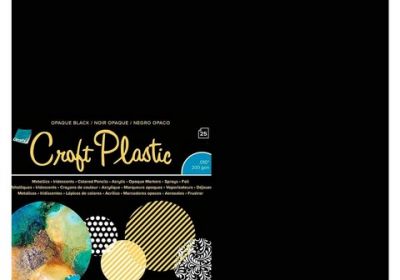 Grafix Craft Plastic Black 12 x 12