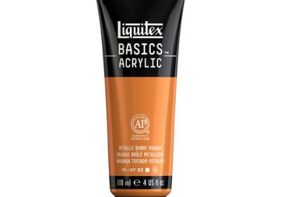 Liquitex BASICS® Acrylic Color Metallic Burnt Orange 4 fl oz