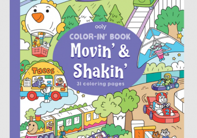 Ooly Color-In Book Movin & Shakin