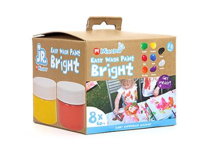 Micador Jr. Easy Wash Paint Bright Set 8 2 fl.oz