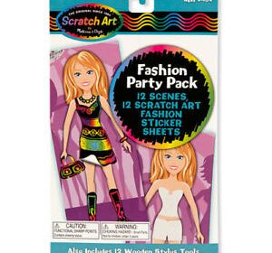 Scratch Art Fashion sticker book
