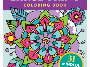 Large Print Coloring Book-Color Me Calm