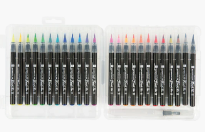 Watercolor Brush Pen Set 24