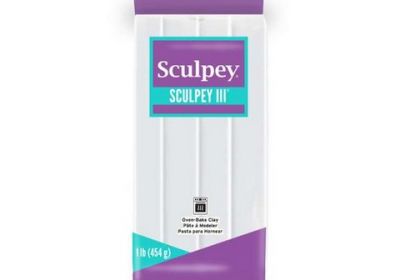 Sculpey III Oven Bake Clay White 1 lb