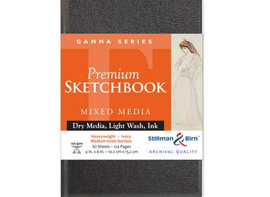 Stillman & Birn Gamma Series Premium Mixed Media HC 9x6 Sketchbook