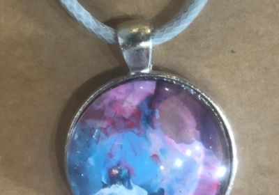 Acrylic Pour Necklace-13