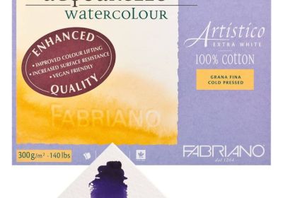 Fabriano Artistico WC Block 140LB CP 25 Sht 5X7 EW