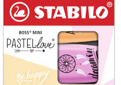 Stabilo Boss Mini Pastel Love 3 set Highlighters Gray/Lavendar/Peach