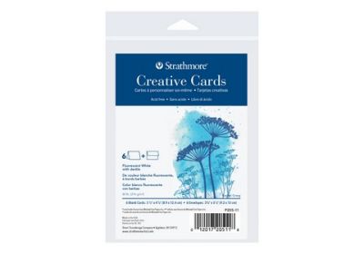 Strathmore Creative Cards Fluoro White Announcement Size