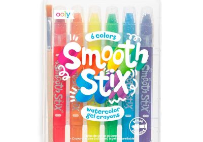 Ooly Smooth Stix Watercolor Gel Crayons Set 6