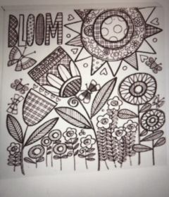 Bloom Magnetic Coloring Canvas
