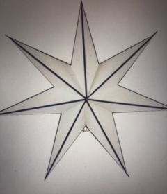Large Paper Star White