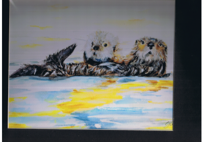 Tumble Time Matted Print-Yui