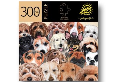 300 Piece Peeking Puppy Puzzle