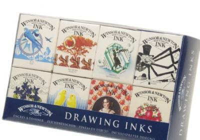 Winsor & Newton Drawing Inks Set 8