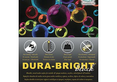 Dura-Bright Opaque Black 9 x 12 pad