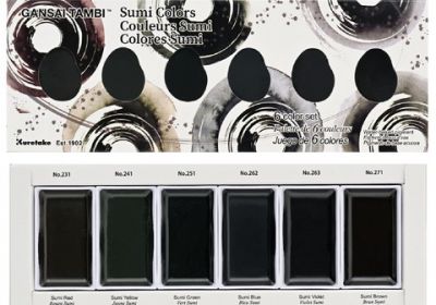 Gansai Tambi Sumi Colors Set of 6