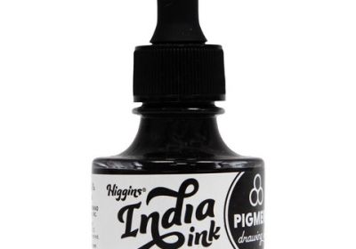 Higgins India Ink Black-Fadeproof Waterproof 1 fl oz