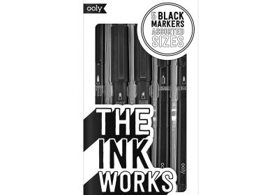 Ooly- The Ink Works Black 5 Assorted Set