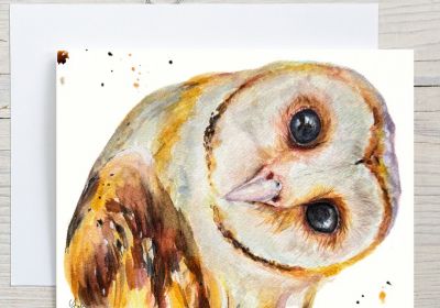 Yui Kinney Art-Barn Owl