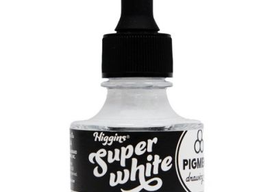 Higgins Super White Waterproof Ink 1 fl oz