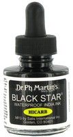 Dr. Ph Martin's Black Star India Ink Waterproof Matte1 fl. oz.