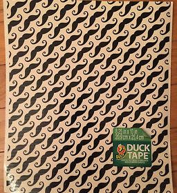 Duck Tape Sheets Mustache