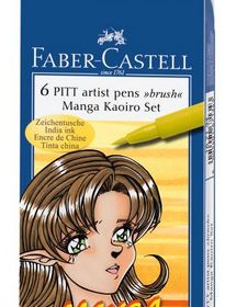 FC pitt pen Manga brush set 6