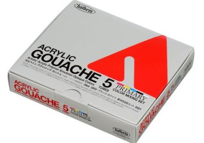 Holbein Acryla Gouache Primary Set of 5