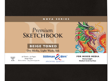 Nova sketchbook 8x10 beige