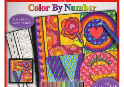 FGaber-Castell color by number-LOVE