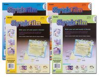 Inkjet Shrink Film Clear 8.5X11 6 PACK