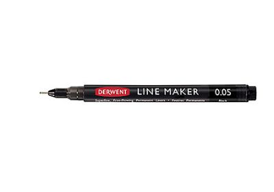 Derwent Fine Line Marker Red 0.3