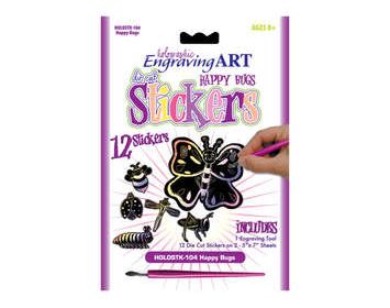 Engrave Art Bug Stickers