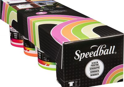 Speedball Fluorescent Screen Printing Ink Set of 4