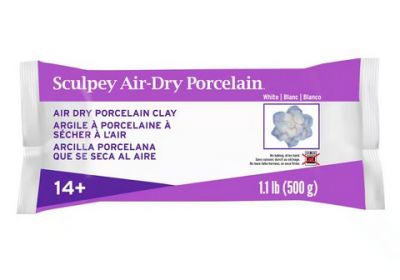 Sculpey Air-Dry Porcelain White 1.1 lb