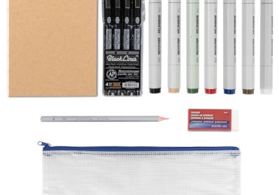 Pacific Arc Pen & Marker Essentials 15 piece Set