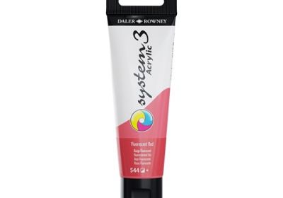 Daler Rowney System 3 Acrylic Fluorescent Red 2 fl. oz